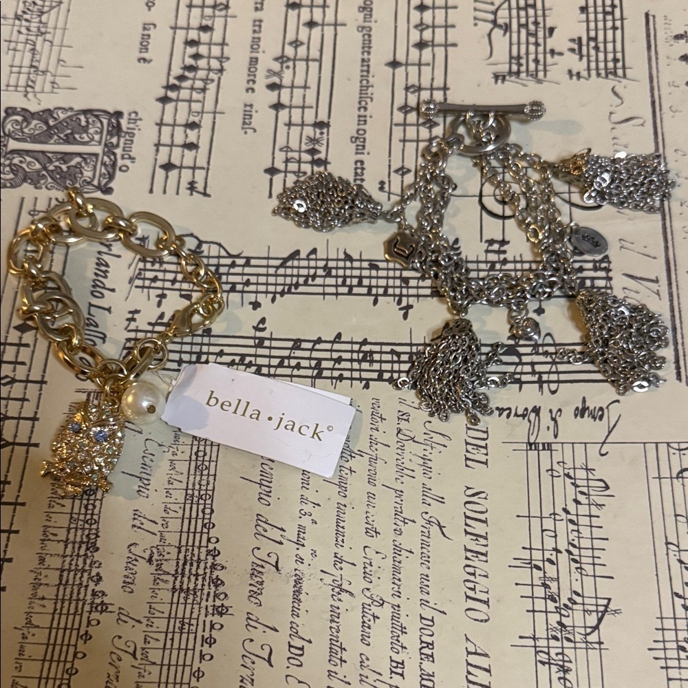 Juicy Couture & Bella * Jack Set of 2 Charm Bracelets